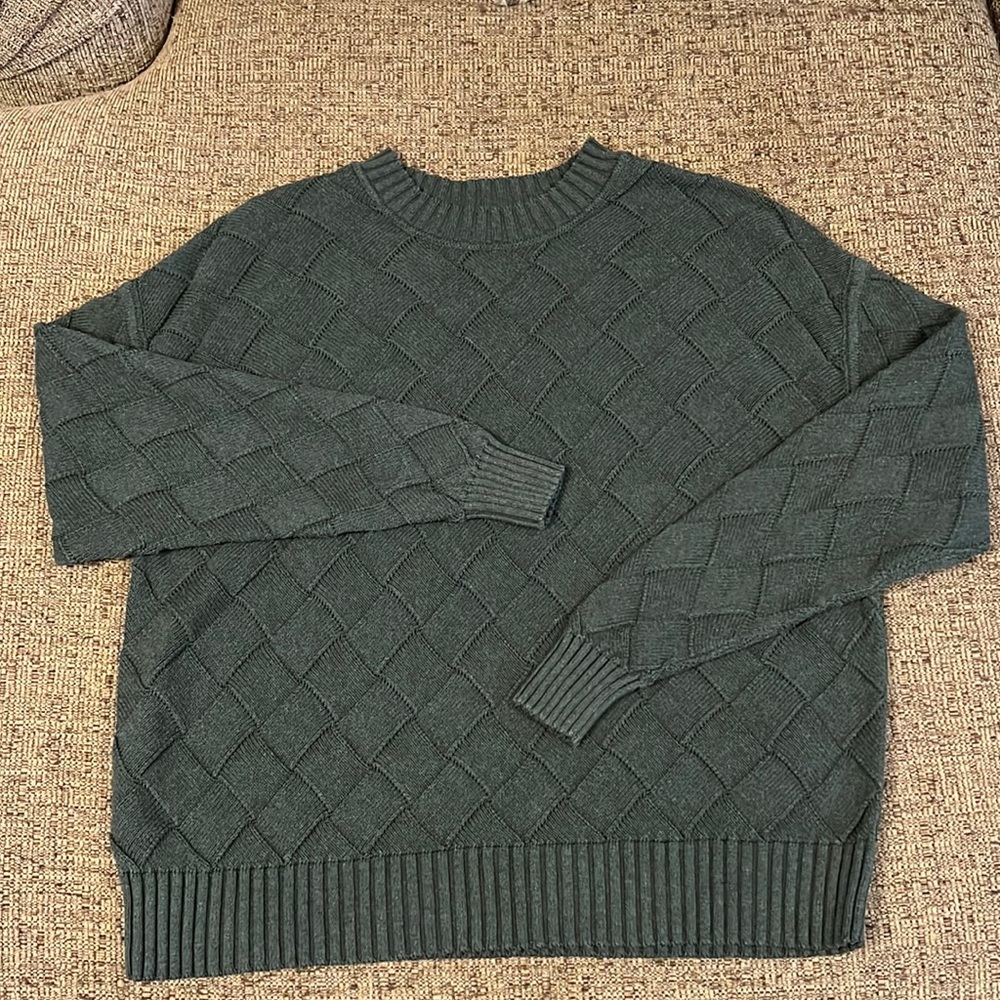 Cotton Basketweave Crew by Margaret O’Leary